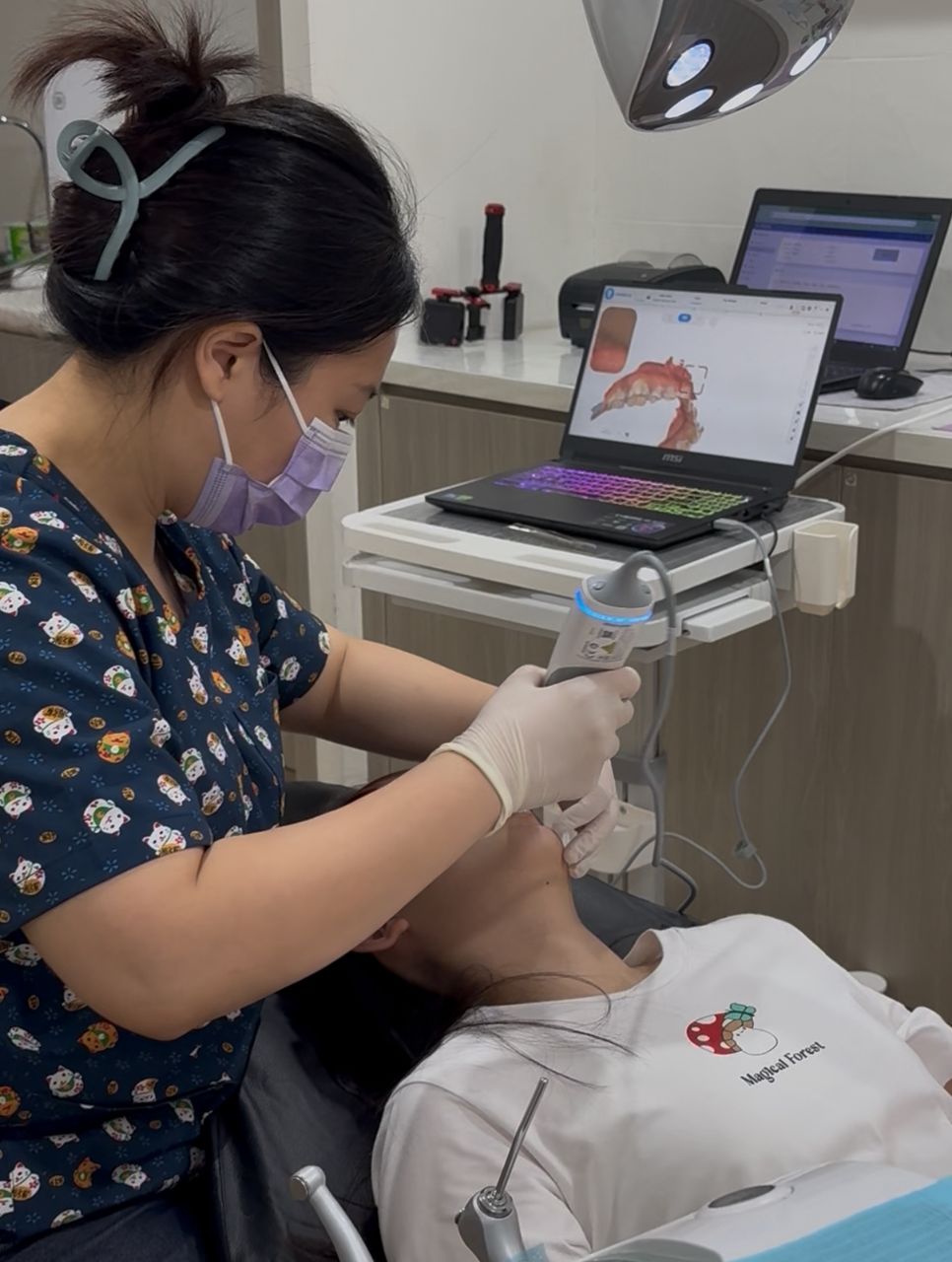 Advanced digital technology for comfortable dental care